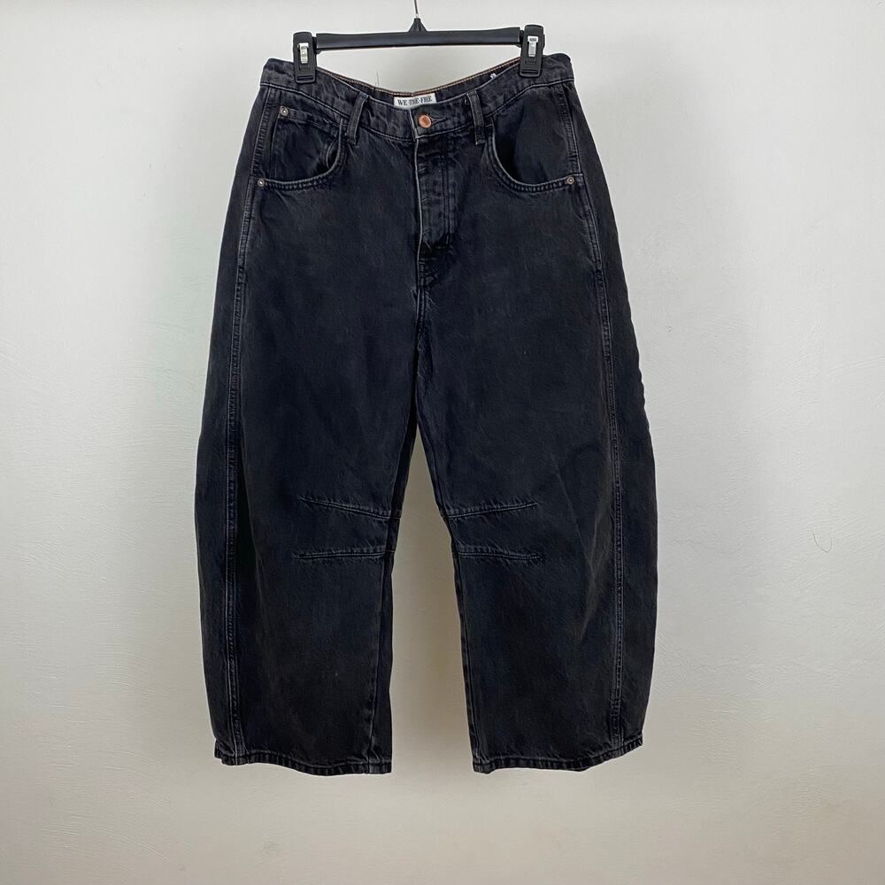 We The Free - Free People Good Luck Mid-Rise Barrel Jeans - Soundwave - 30 SHORT